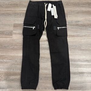 Rick Owens Mastodon Cargo Pants in Black